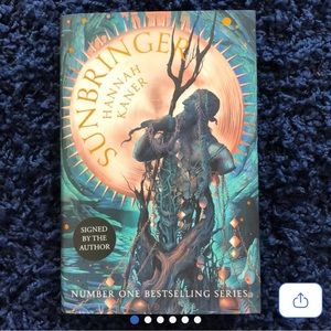 Waterstones Sunbringer - SIGNED with STENCILED edges!